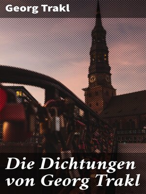 cover image of Die Dichtungen von Georg Trakl